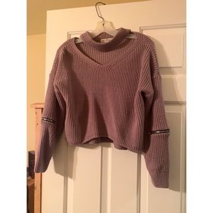 Crop sweater